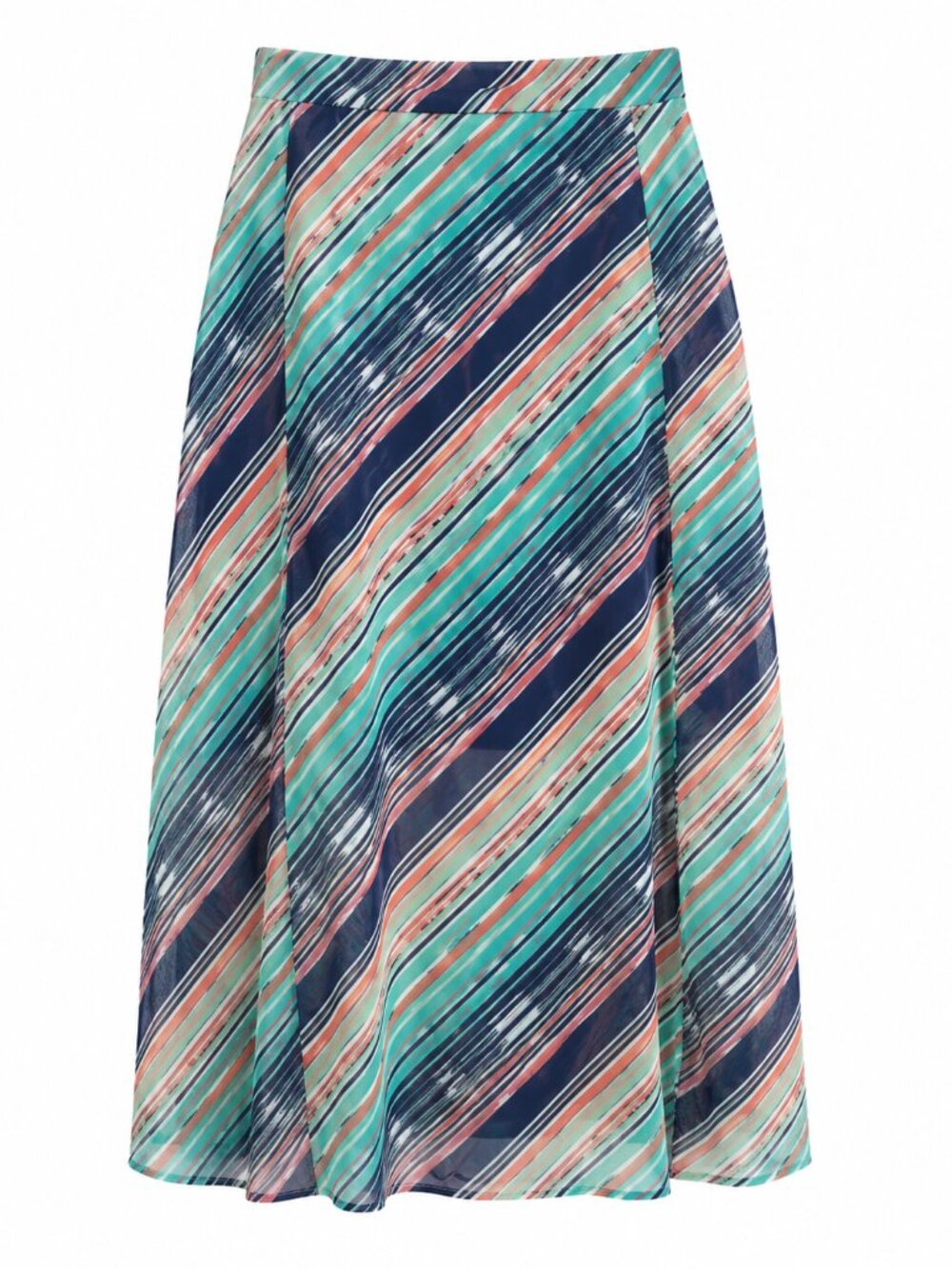 Sheer Overlay Midi Skirt Size 2 #214